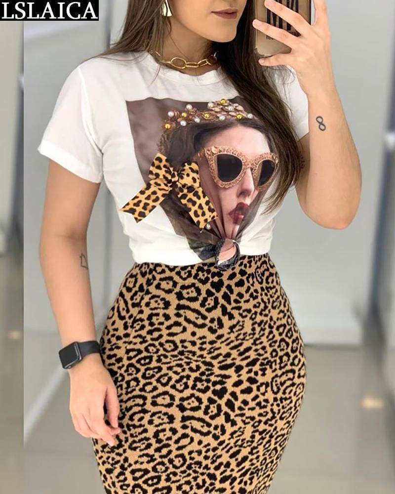 Animal print cheap t shirts