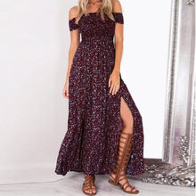 Load image into Gallery viewer, Summer floral maxi Dress
