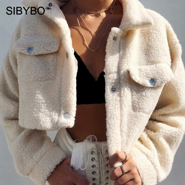 Teddy Slim Crop Coat