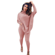Load image into Gallery viewer, Oversize Turtleneck Top and Bodycon Pants Set
