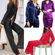 Load image into Gallery viewer, Silk Satin Pajamas Set
