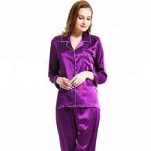 Load image into Gallery viewer, Silk Satin Pajamas Set
