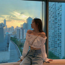 Load image into Gallery viewer, Off Shoulder Top Long Sleeve
