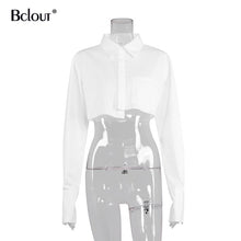 Load image into Gallery viewer, Casual blouse Crop Top
