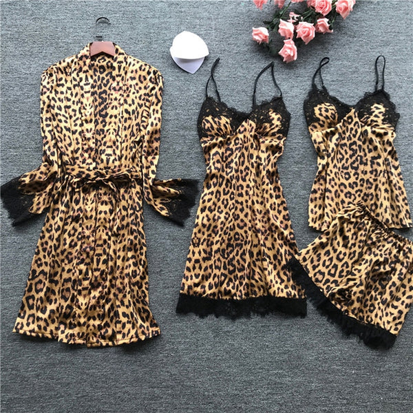 4 Piece Pajamas Set