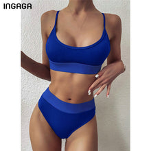 Load image into Gallery viewer, Ribbed push up bikini
